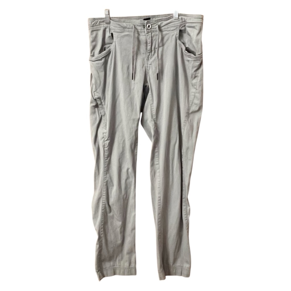 Black Diamond 12 Women’s Climbing Cargo Hiking Pants Gray Drawstring Gorpcore